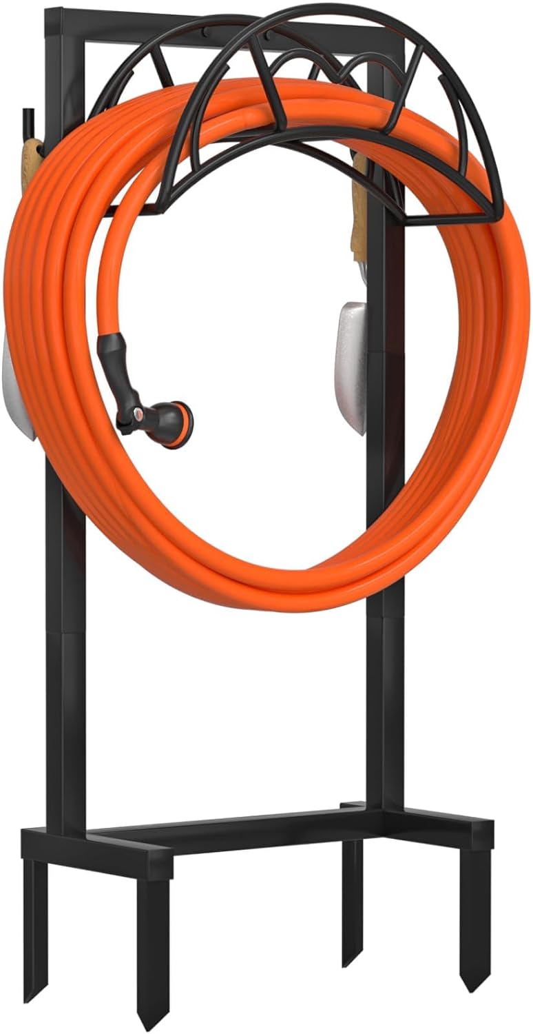 VyGrow  Garden Hose Holder, Freestanding Heavy Duty Water Hose Holder - new