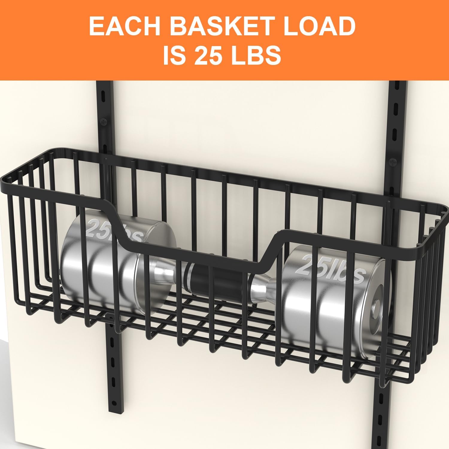 VyGrow Over The Door Pantry Organizer, 8-Tier Pantry Door Organizer Shelves | 3 Sizes | Adjustable Basket | Metal Hanging Spice Rack for Kitchen, Pantry, Cabinet, Back of Door Seasoning Rack