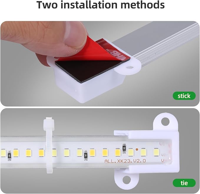 VANVERB Grow Lights for Indoor Plants Full Spectrum - Auto On/Off Timer (3/9/12H) & Dimmer (10Levels), 3 Modes, Plug and Play, Great for Greenhouse, Home, Office