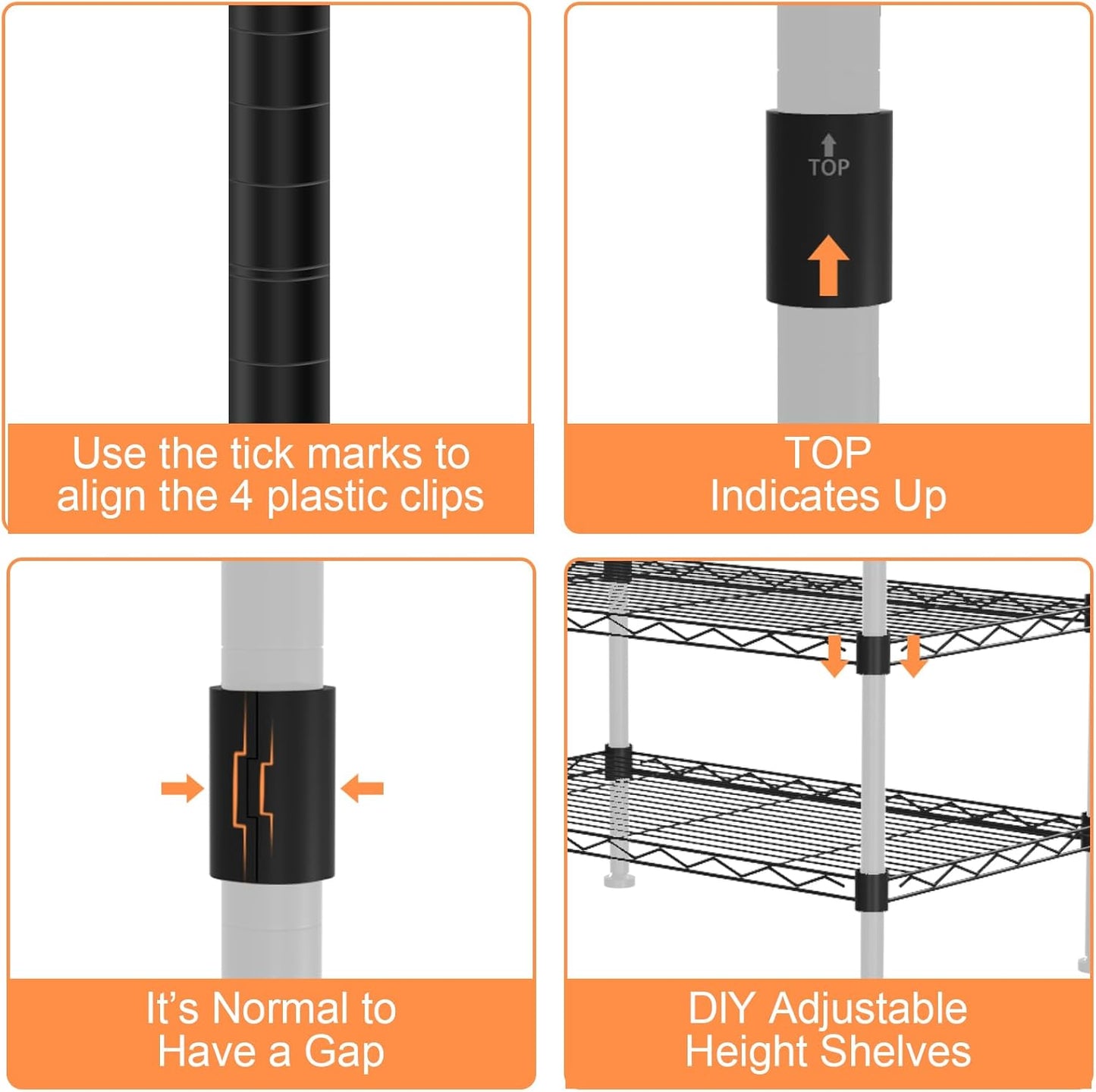 VyGrow Clothes Rack, Clothing Racks for Hanging Clothes, 3 Tiers Adjustable Garment Rack with Wheels | Double Rods | Side Hooks | Heavy Duty | Load 445lbs | 15.7" D x 35.43" W x 78.34" H | Black